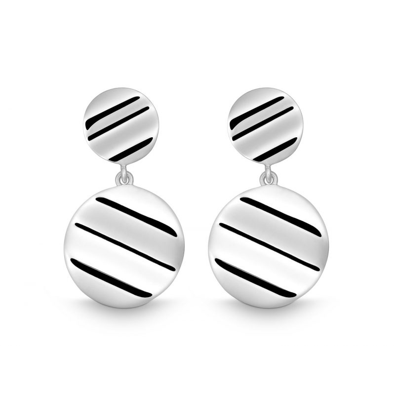 Boucle d'oreille sur mesure en argent 925 plaqué 18 carats ou rhodié pour fabricant de bijoux en argent blanc