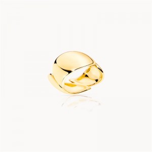 Custom made gold plated ring has a wonderful, comfortable fit