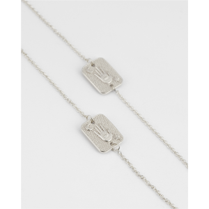 Custom made necklace chain, silver scapular necklace tarot customized jewelry retailer wholesaler