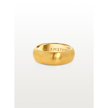 Zakázkový prsten dodavatele ze stříbra 925, plněný 18karátovým zlatem, výrobce Itálie