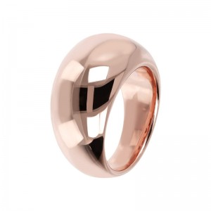 Custom made rose gold plated ring jewelry depending on the type of font or shape you want to use