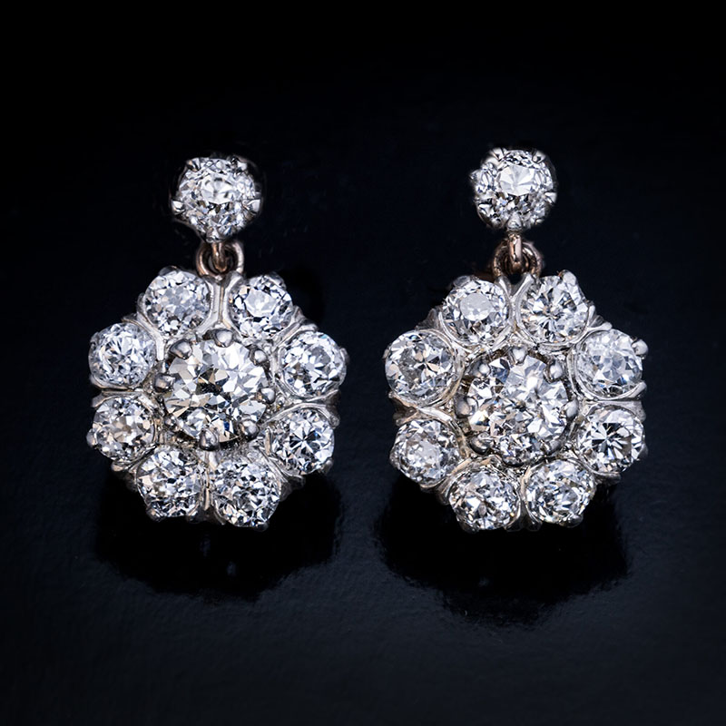 Custom made russian silver earrings jewellery for sale