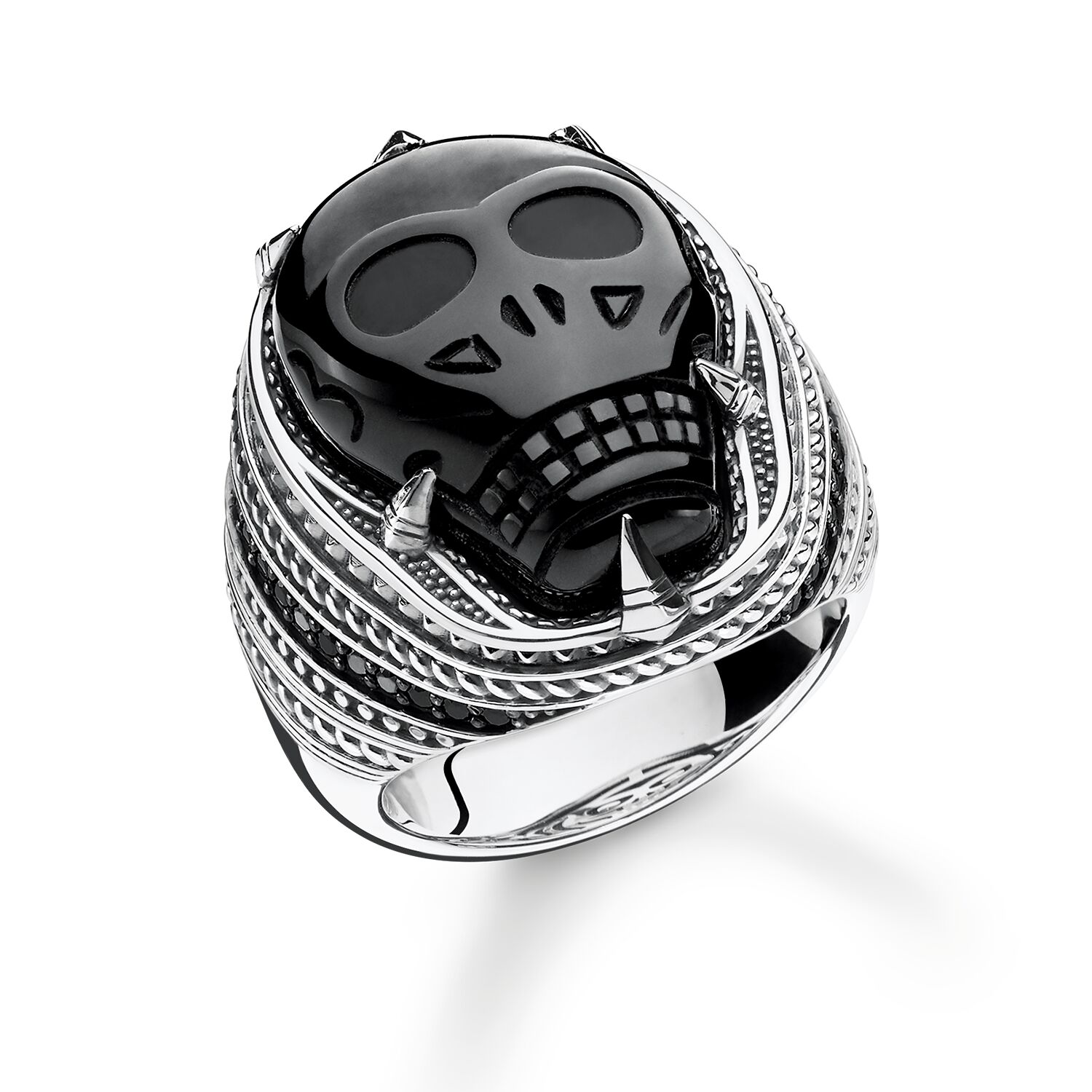 Grosir cincin stempel yang dibuat khusus untuk pria perhiasan perak menjadikan perhiasan perak OEM/ODM Anda sebagai koleksi baru