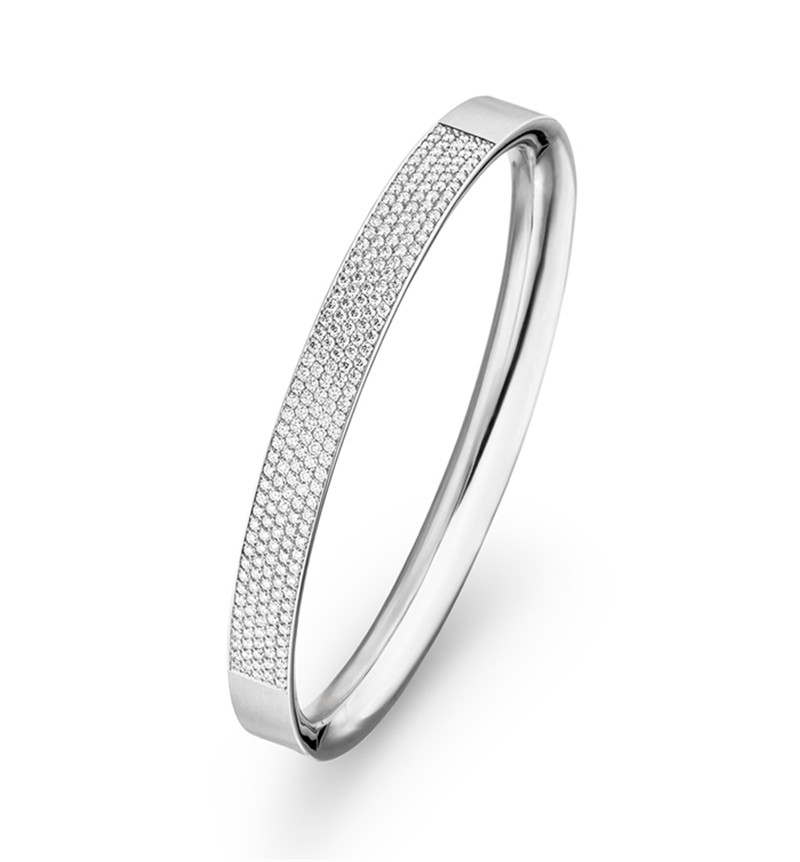 Specialfremstillede sivler Armbånd rhodium smykker producenter