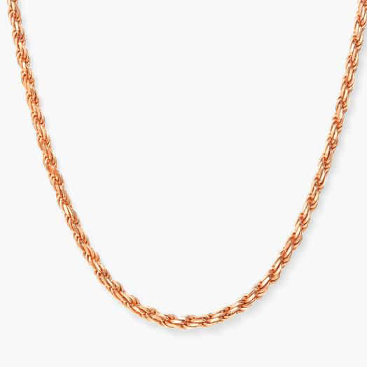 Custom made vietnam rose gold filled necklace chain  jewelry Rope Chain 2.5mm