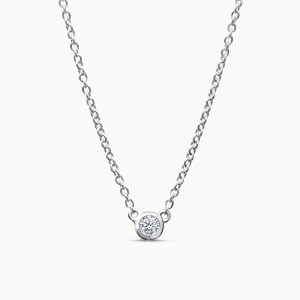 Custom made zirconia 925 silver necklace chain fine jewelry OEM supplier