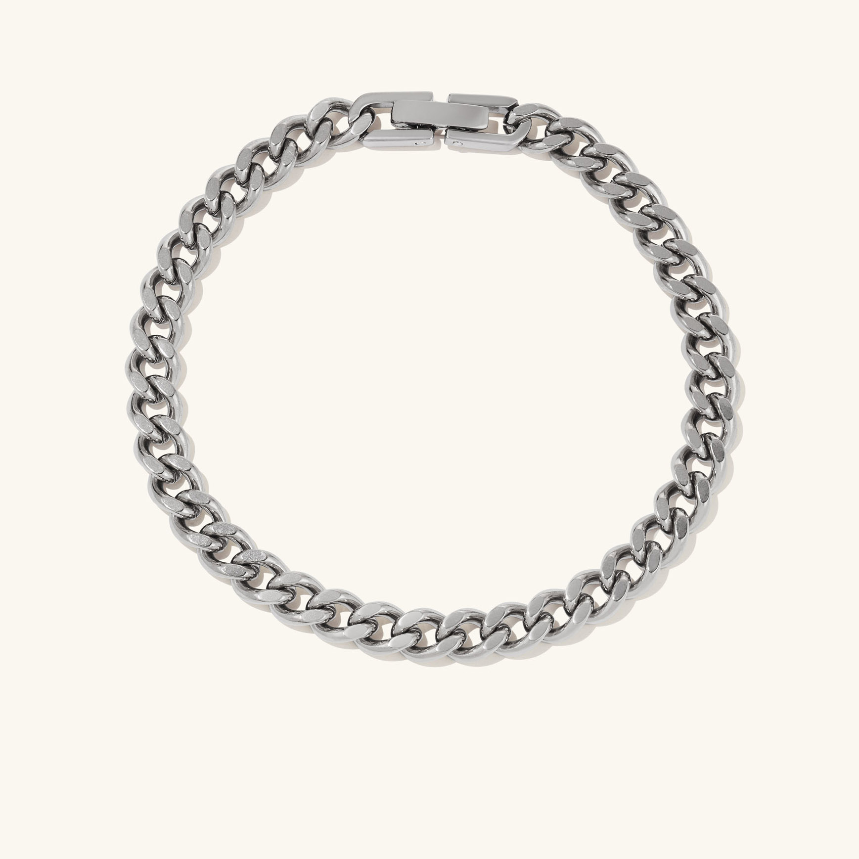 Bracelet chaîne personnalisé pour hommes en argent sterling 925