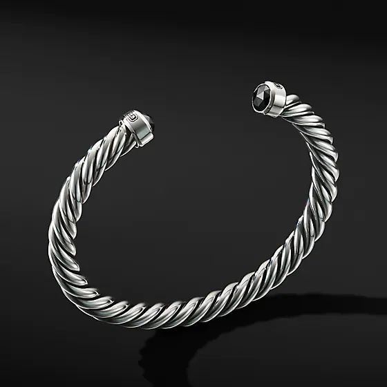 Bracelet manchette personnalisé pour hommes, bijoux OEM/ODM, en argent sterling 925, fabricant de bijoux OEM personnalisé, vente en gros