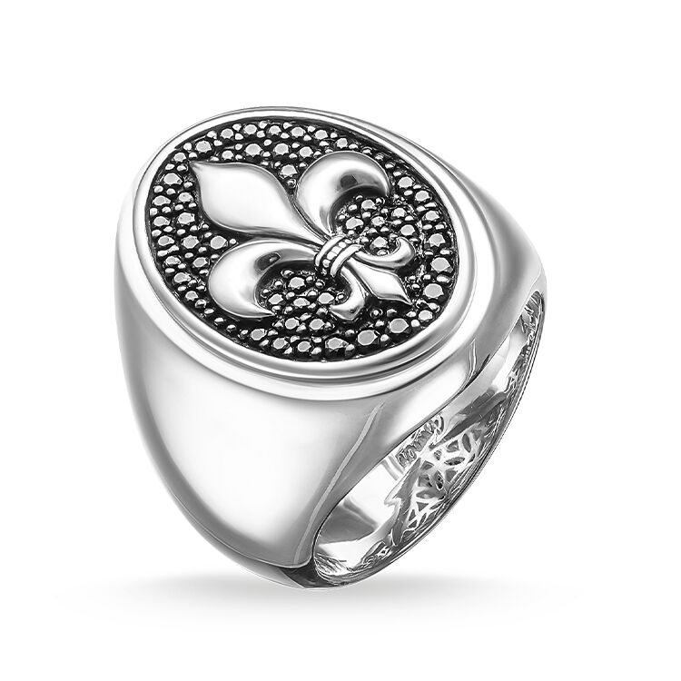Мужское кольцо оптом на заказ из стерлингового серебра 925 пробы OEM/ODM ювелирные изделия с черным паве из циркония OEM-сервис