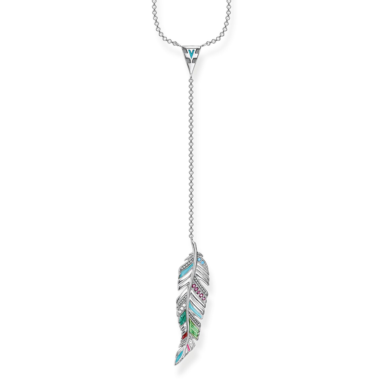 Wholesale Custom necklace made in 925 Sterling silver OEM/ODM Jewelry, blackened, cold enamel OEM