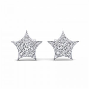 Custom pentagram earrings jewelry supplier and OEM for your design