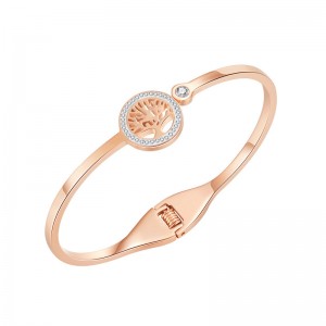 Custom personalized bracelets with words and phrases vermeil 18k rose gold