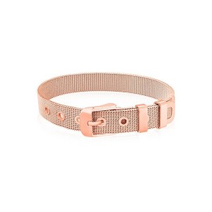 Joyería de estilos populares personalizados para pulsera chapada en oro rosa