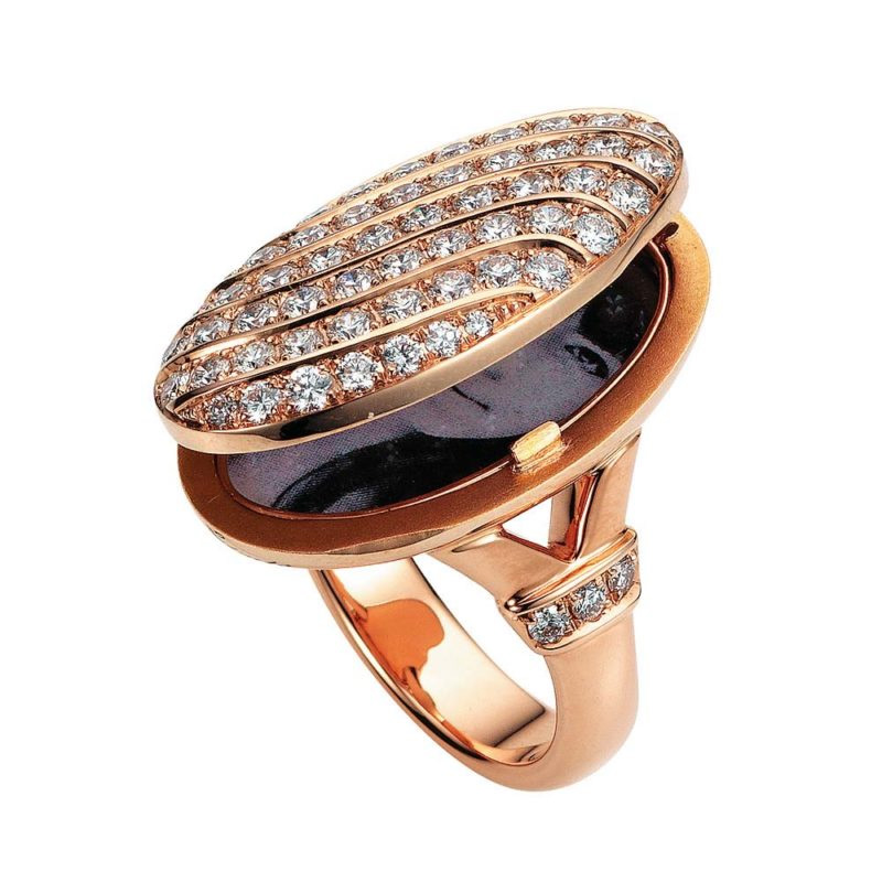 Der individuell gestaltete rosévergoldete Ring ist einer der meistverkauften vergoldeten Schmuckstücke