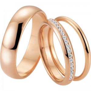 يعد الخاتم المطلي بالذهب الوردي المخصص أحد أكثر المجوهرات المطلية بالذهب مبيعًا