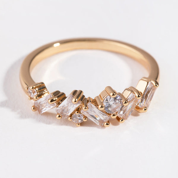 Cincin berlapis emas mawar khusus terbuat dari perhiasan stainless steel grosir kanada