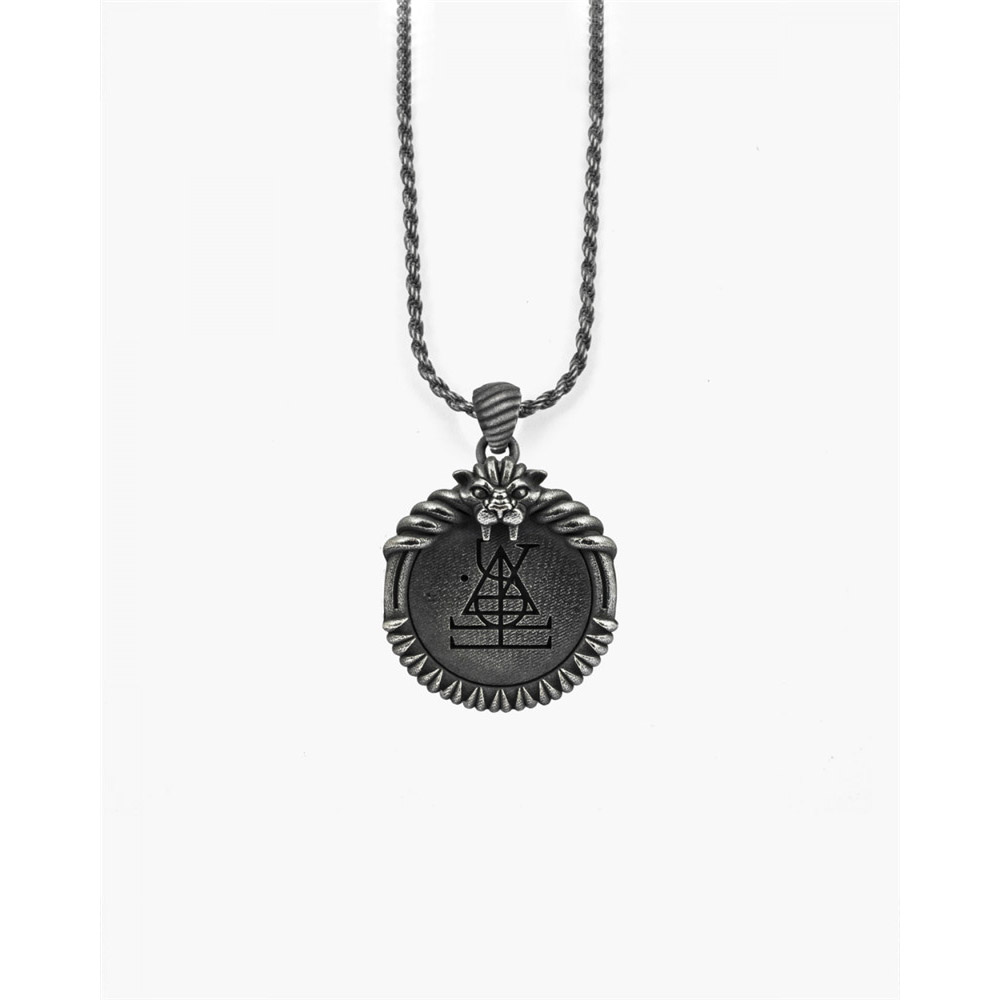 Collier sagittaire personnalisé, conception de collier en argent pour homme avec pierre, vente en gros