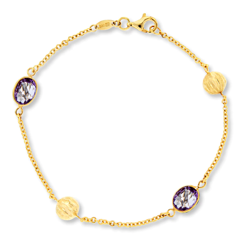 Bracelet airgid sterling saincheaptha 14K Yellow Gold saincheaptha déanta OEM CZ Monaróir Jewelry