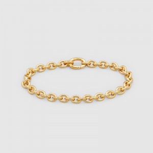 Custom wholesale 925 silver bracelets vermeil gold