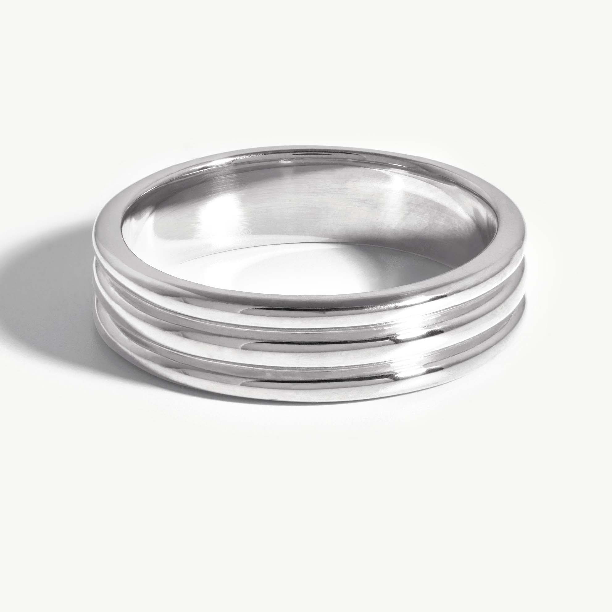 Perhiasan cincin grosir khusus perak 925 dengan pelapisan rhodium