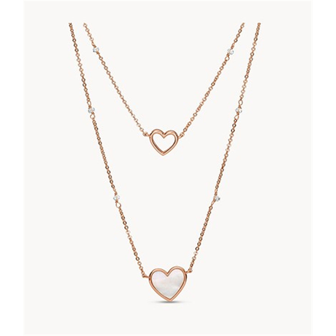 Custom wholesale rose gold vermeil necklace in silver plated jewelry  for girls