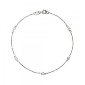 Custom wholesale sterling silver bracelets for girls