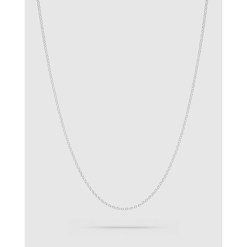 Pemasok kalung custome grosir perhiasan berlapis rhodium