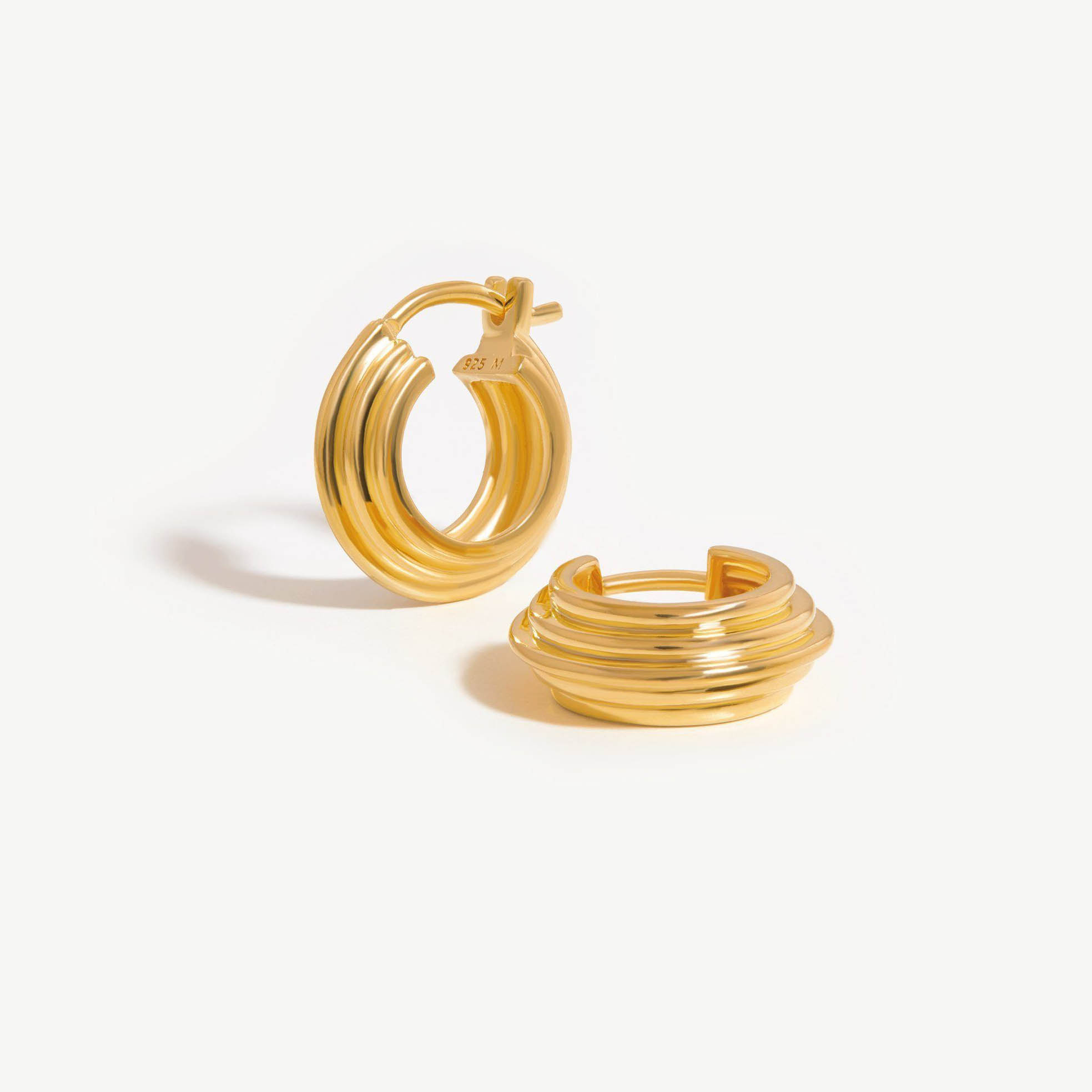 Passen Sie Ohrringe aus 925er Sterlingsilber und Gold-Vermeil-Schmuckhersteller an