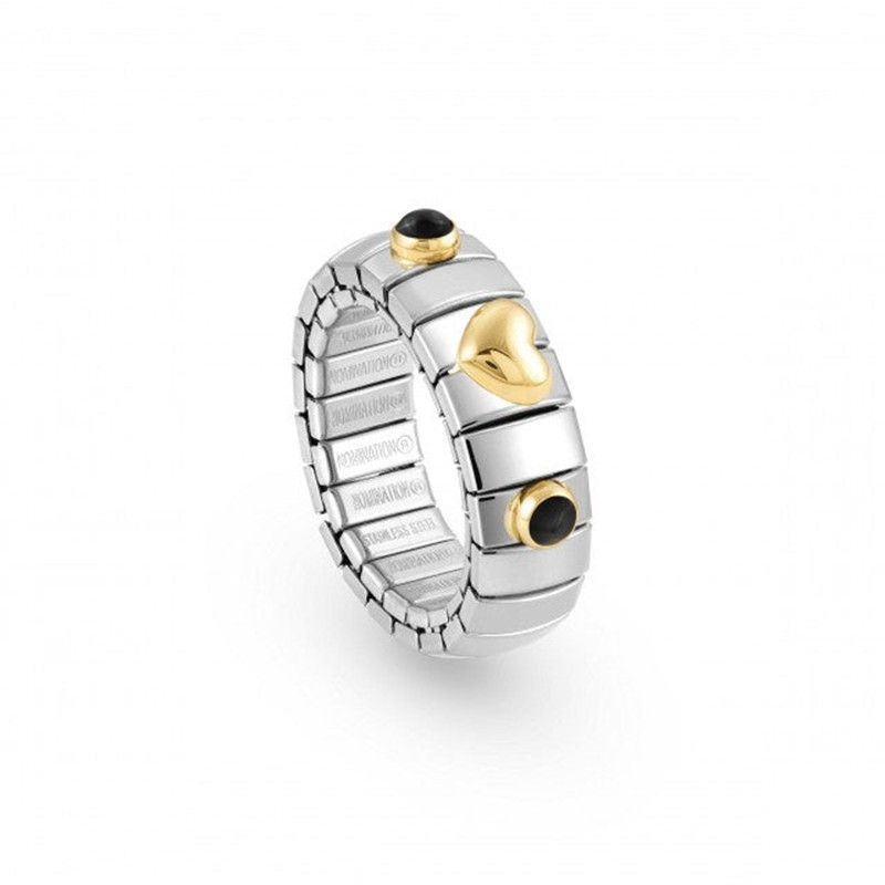 Personalizowany pierścionek ze stali nierdzewnej, hurtowa biżuteria z 18-karatowego złota vermeil