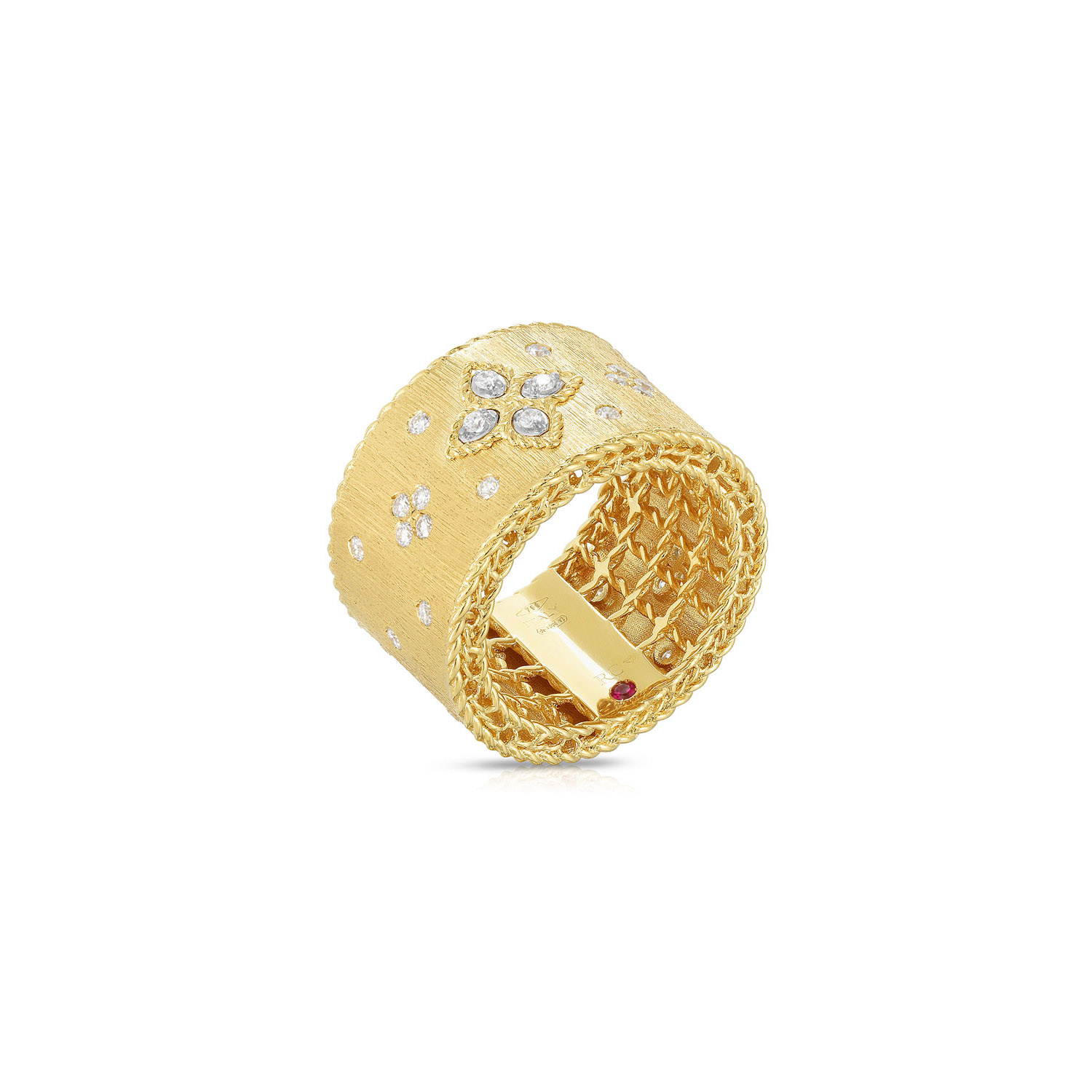 Wholesale OEM/ODM Jewelry Customized 18k Gold Venetian Princess Diamond Ring women’s fine jewelry designer