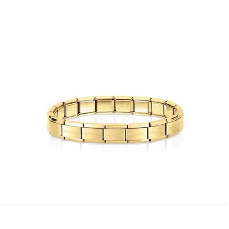 Proveedor de joyería de pulsera personalizada, diseño clásico de pulsera con base vermeil de oro amarillo en línea, brazalete de plata 925 OEM de joyeros personalizados