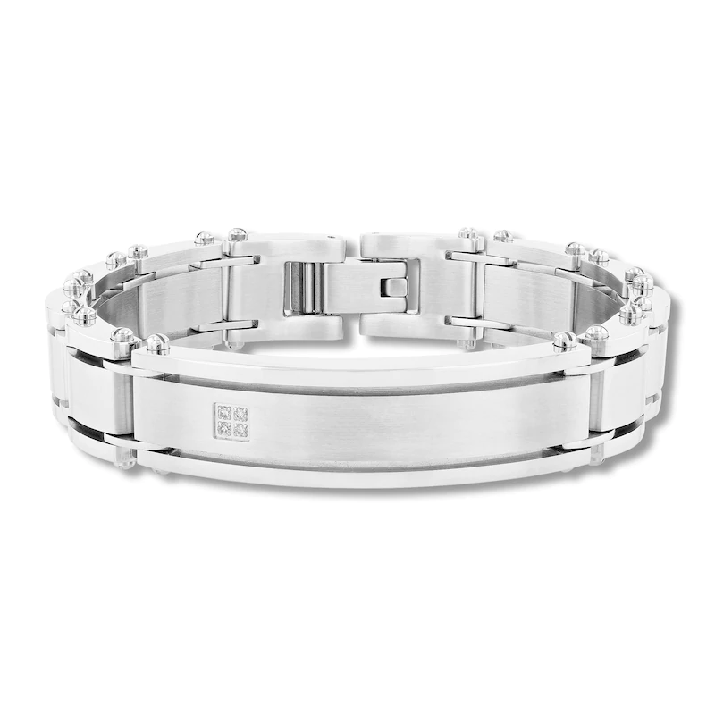 Bracelet à maillons personnalisé pour hommes, vente en gros de bijoux OEM/ODM en acier inoxydable