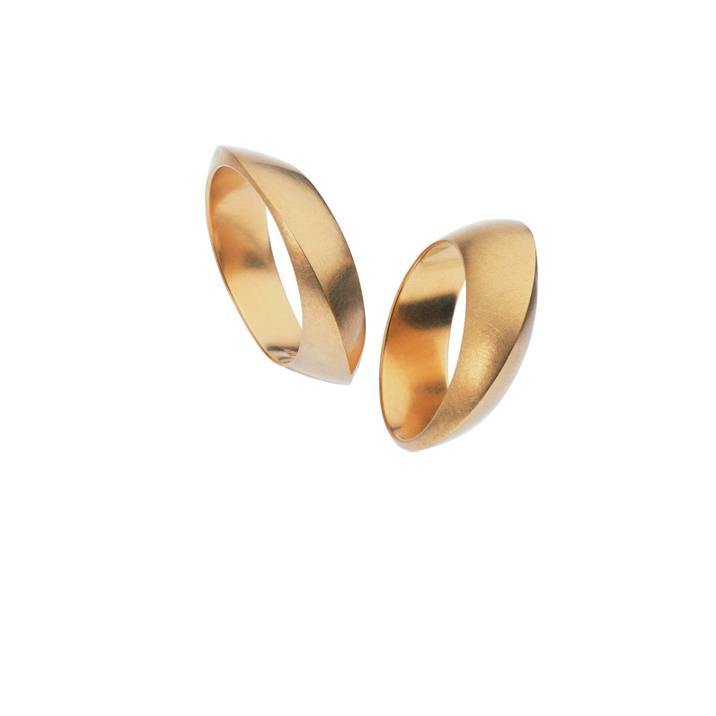 Engros Customized S925 sterling sølv øreringe i guld OEM/ODM Smykkebelagte smykkeproducent