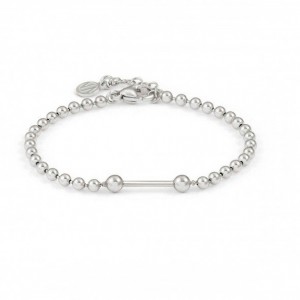 Customized bracelet in rhodium treated silver with Cubic Zirconia jewels suppliers