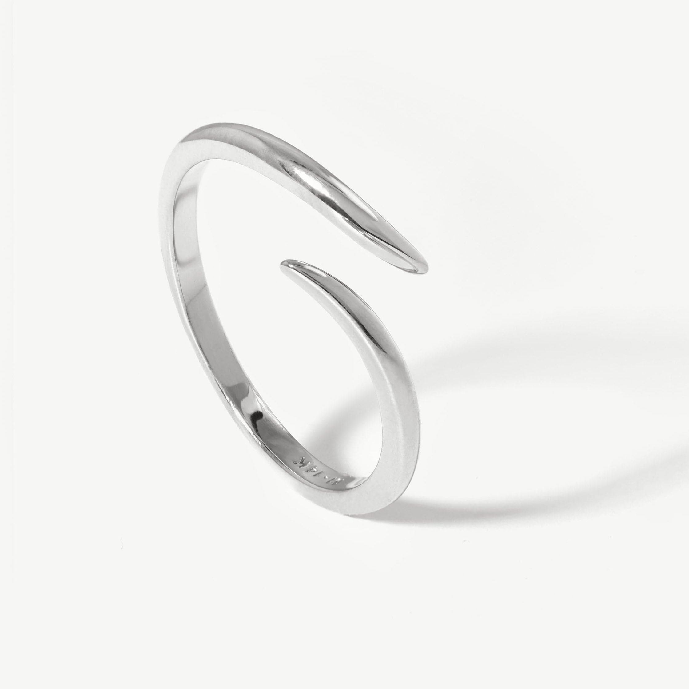 Fornecedor de anéis abertos de prata esterlina 925 com design personalizado