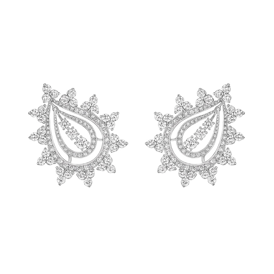 Customized-earrings-in-18k-white-gold-plated-silver-925-OEM/ODM Jewelry OEM-factory