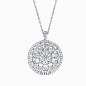 Customized jewelry manufacturer Sterling Silver Cubic Zirconia Necklace custom wholesaler