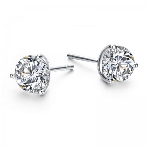 Customized jewelry near me Sterling silver CZ earrings supplier