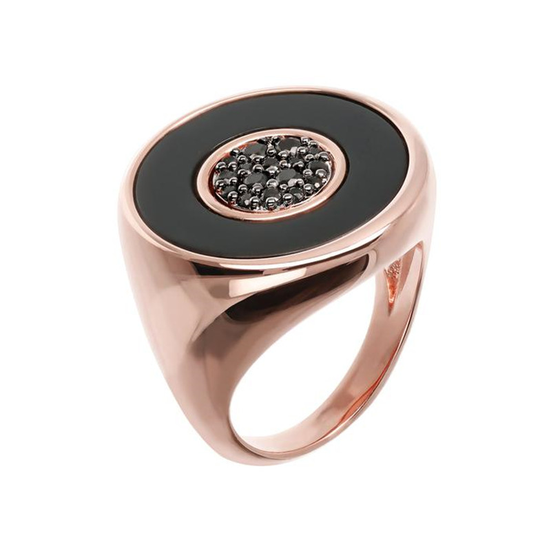 Personalizați-vă bijuteriile de design, inel din argint 925 din aur roz vermeil OEM ODM de 18K