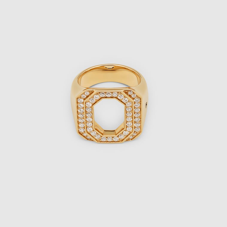 Produttori di anelli con zirconi di gioielli in oro e argento pregiati