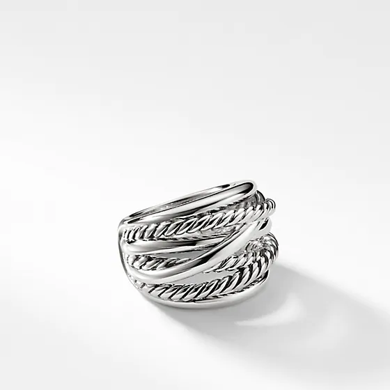 Bague en argent sterling 925, bijoux tchèques personnalisés, plaqué rhodium, OEM/ODM, vente en gros