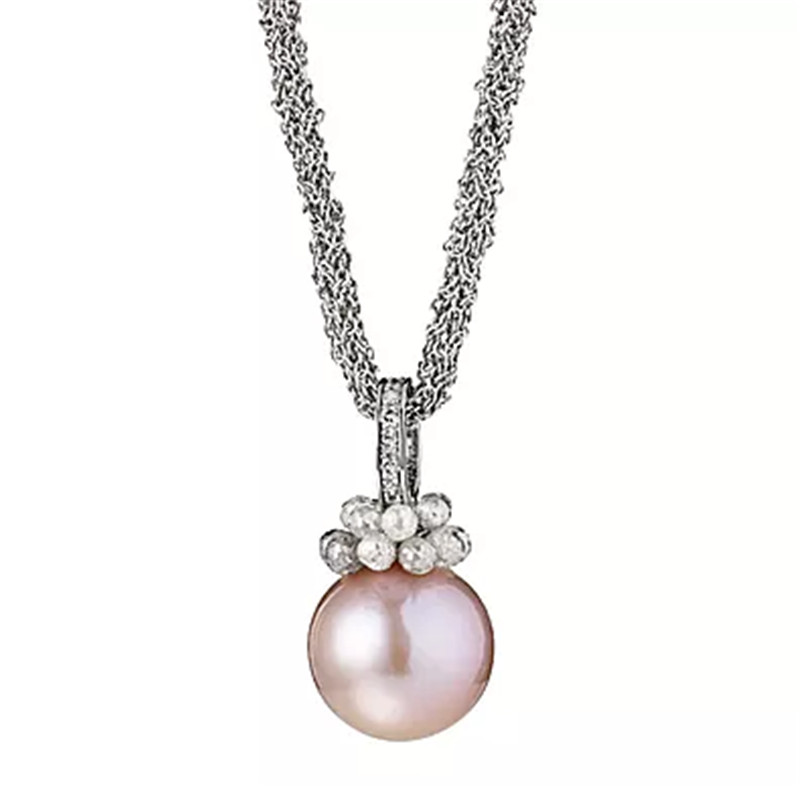 Danmark customer custom made OEM cubic zirconia fashion necklace jewelry