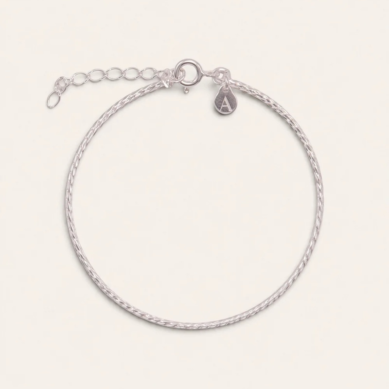 Delicate sterling silver snake chain bracelet custom factory
