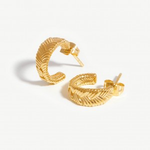 Brincos de design Joias da moda fornecedor OEM de joias folheadas a ouro 18k