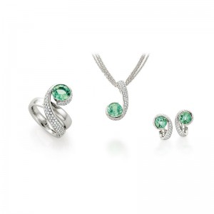 Дизайнерские женские ожерелья из стерлингового серебра, комплект колец и серег производитель