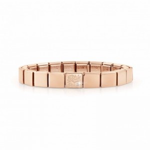 Design make your own  Bracelet with Rose finish and White Cubic Zirconia wholesaler