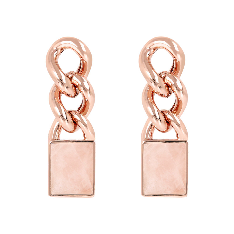 Design your own jewelry wholesale from China rose gold plated earrings