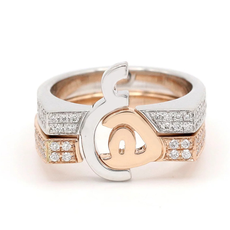 Ontwerp jou eie ringe met silwer 925 sterling 14k goud gevulde CZ juweliersware groothandelaar