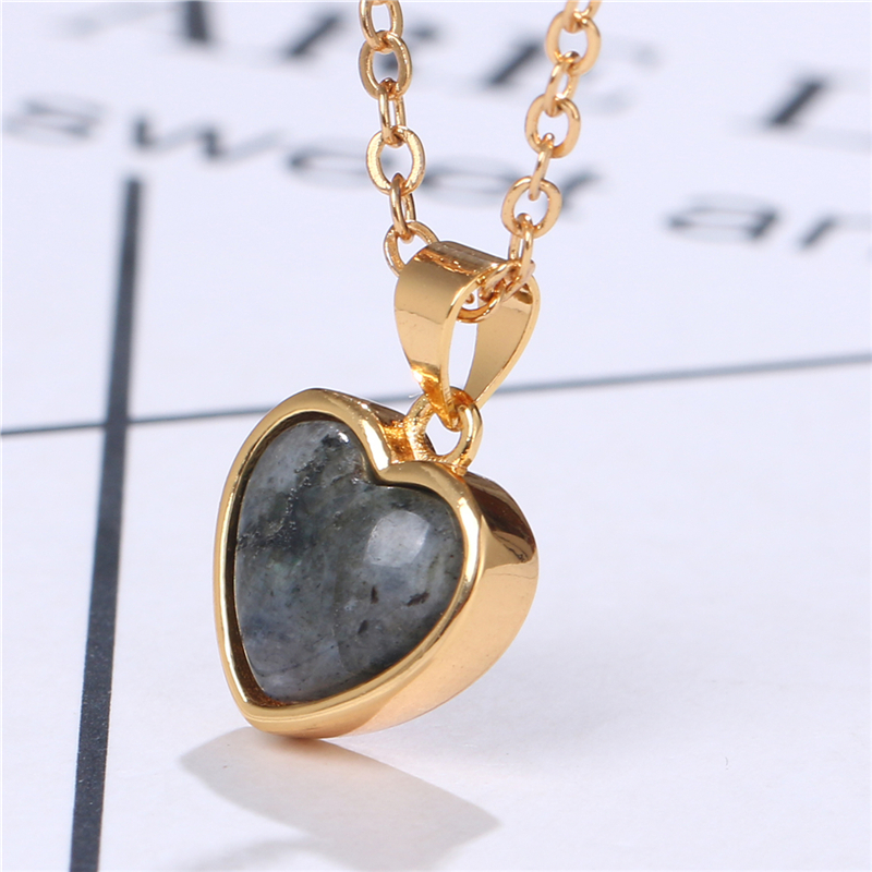 Custom Wholesale  Labradorite Necklace | 18K Gold Plated Necklace Manufacturing | Jewelries Wholesale Ladies Fancy Necklace