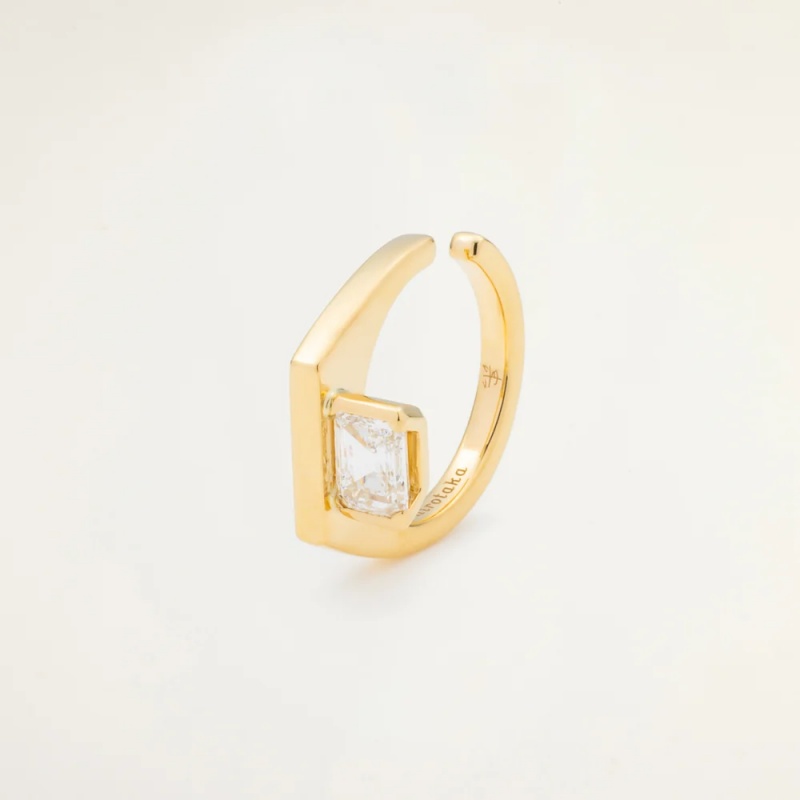 JINGYING : Lab Grown Diamond Ear Cuff OEM ODM Jewelry Factory